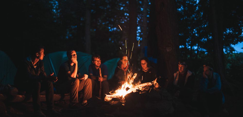 Das Miteinander beim Campen ist uns wichtig